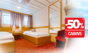 Day cabins cheaper