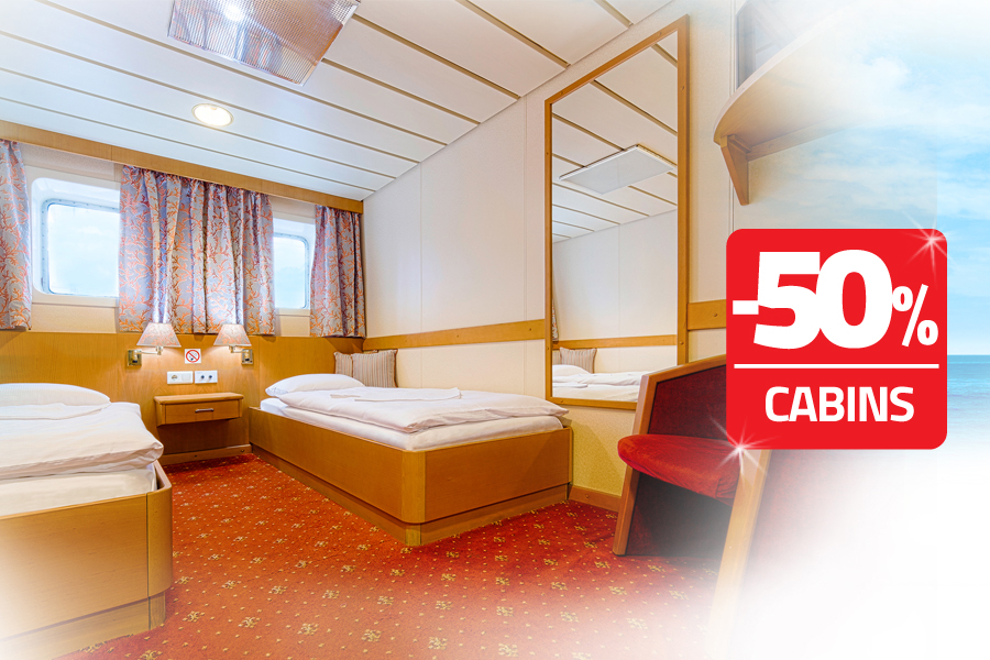 Day cabins cheaper